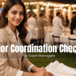 Vendor coordination checklist for event managers